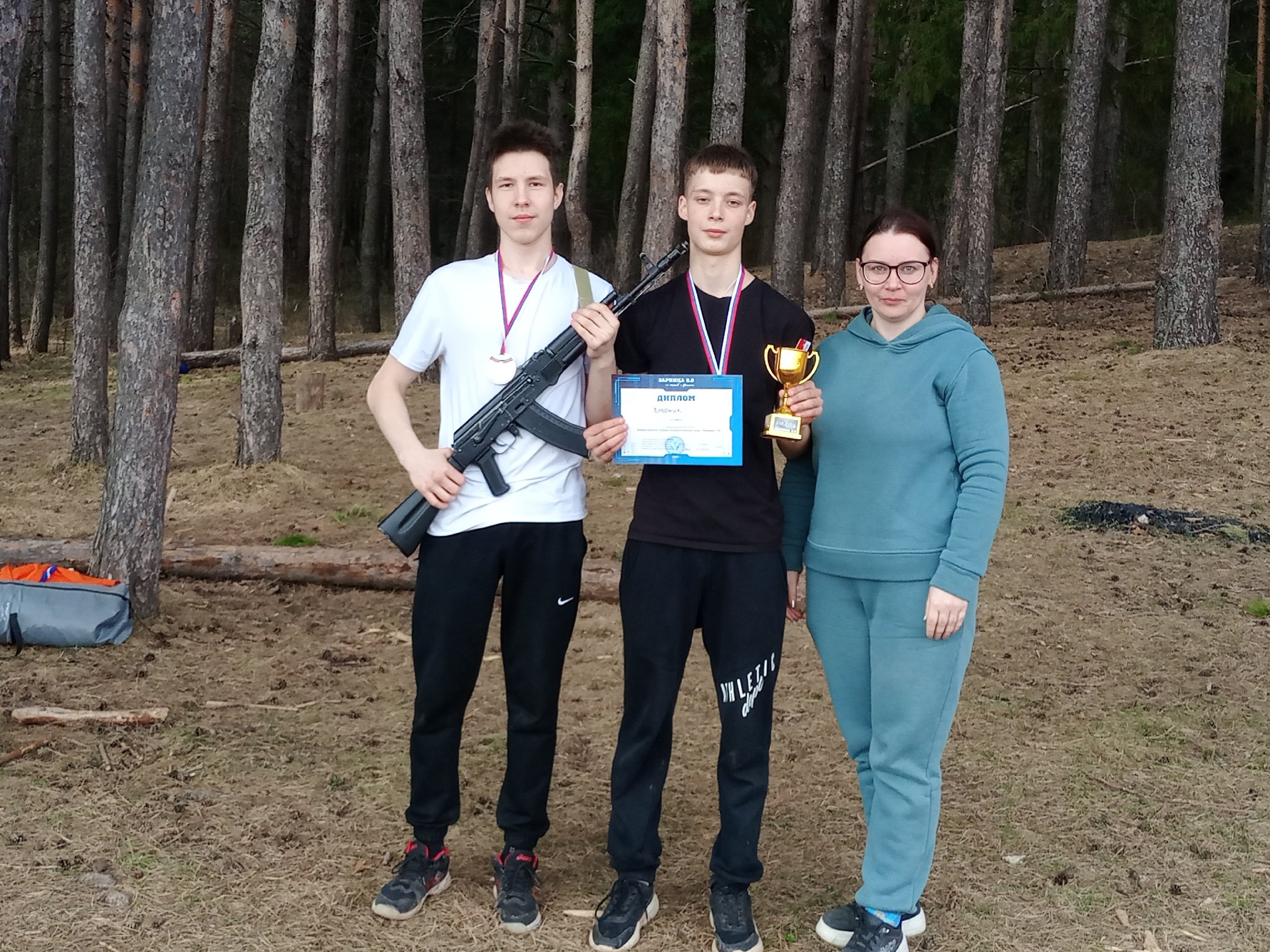 Районной военно- патриотической игре &amp;quot;Зарница&amp;quot;.